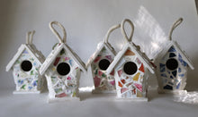 Load image into Gallery viewer, Green Blue and Purple Mosaic Birdhouse