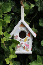Load image into Gallery viewer, Red Orange and Yellow Mosaic Birdhouse
