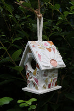Load image into Gallery viewer, Red Orange and Yellow Mosaic Birdhouse
